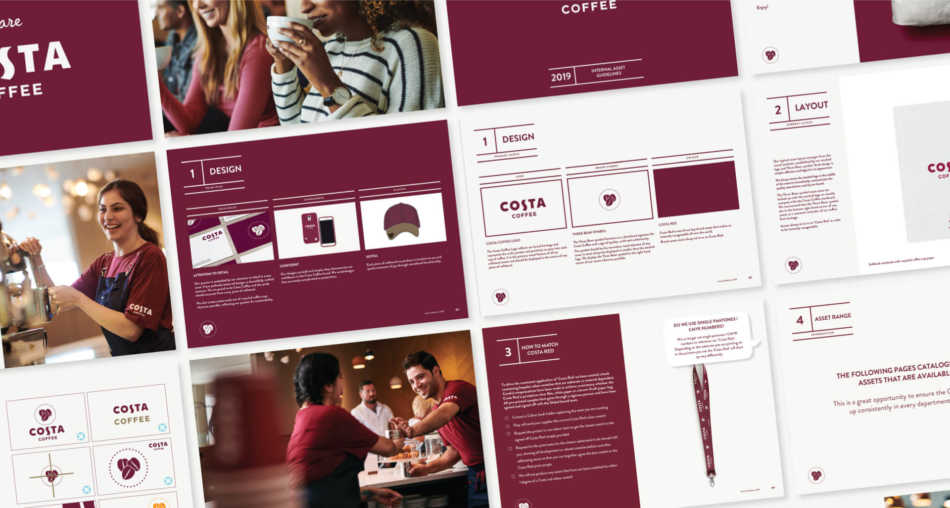 Costa Coffee brand guidelines Costa Coffee brand guidelines for digital marketing, print branding and visual identity design