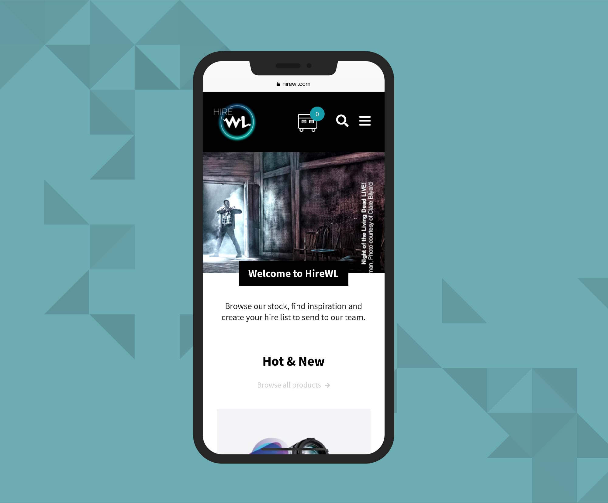 White Light mobile website design White Light mobile website design displayed on smartphone highlighting responsive web development and conversion-focused UX design