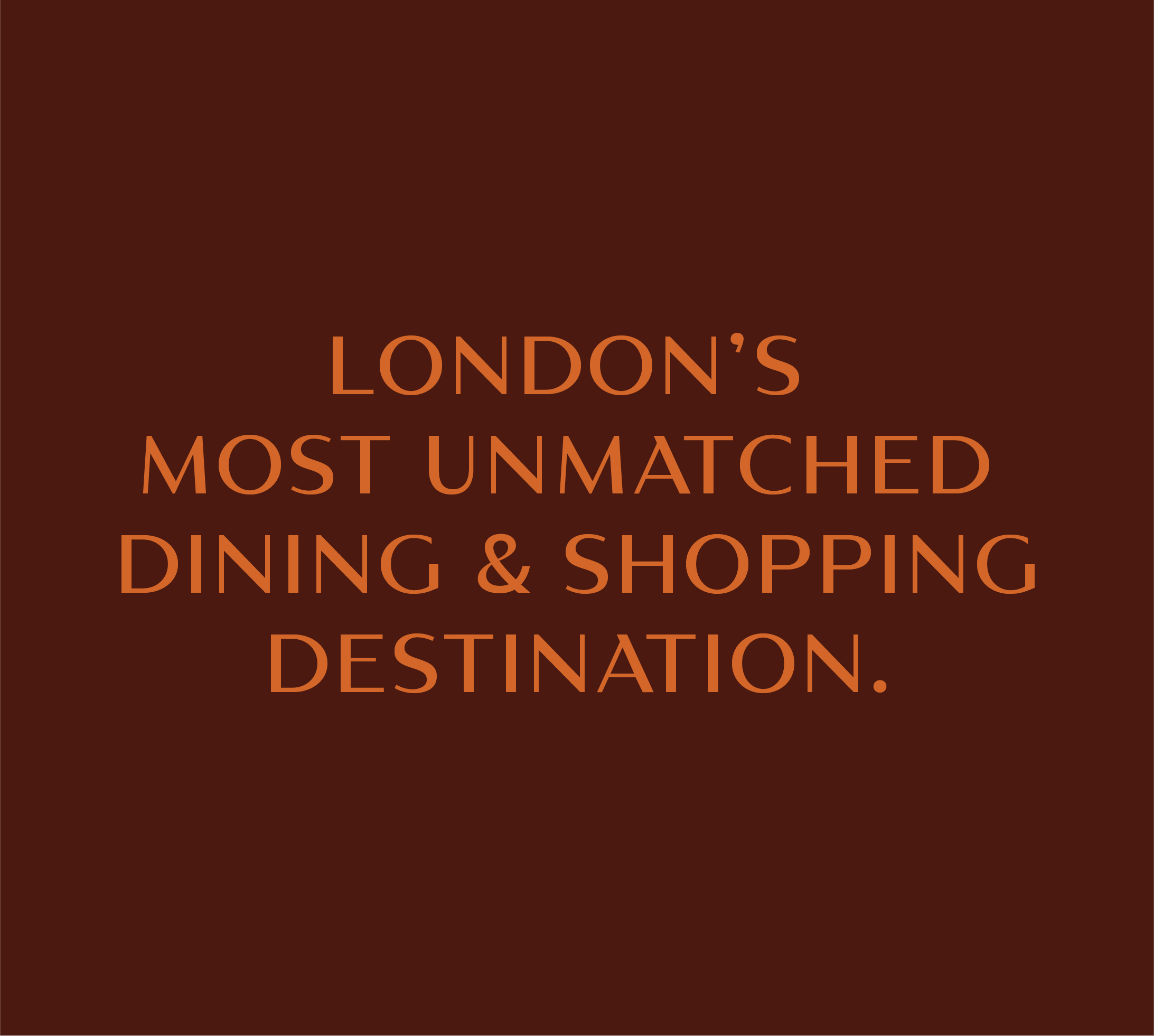 Portman Marylebone branding typography Portman Marylebone branding typography promoting London’s dining and shopping destination