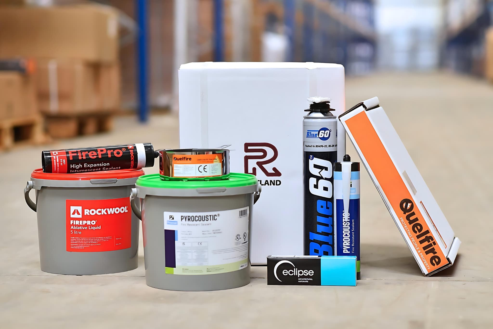 FireSealsDirect fire stopping products featured in CRM-powered ecommerce and customer management systems