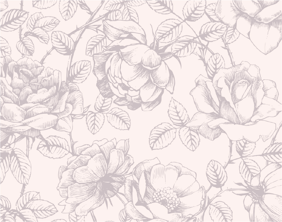 Floral pattern brand asset created for Nurstead Court as part of luxury brand identity and bespoke website design development