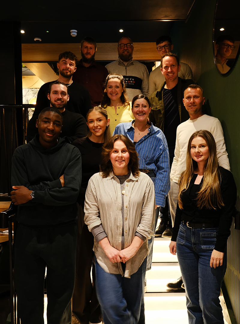 agency team restaurant outing for digital marketing agency culture