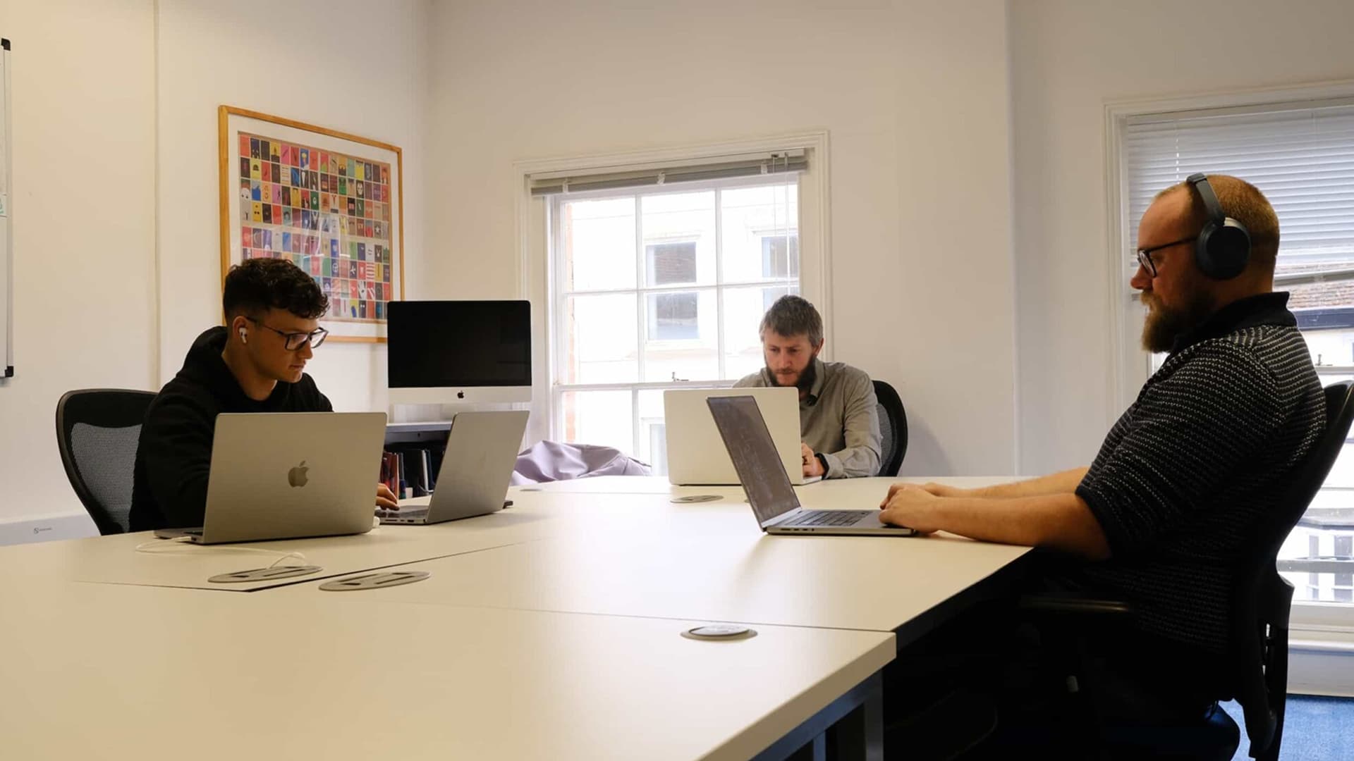 web developers collaborating on website development and CRM system integration for digital solutions